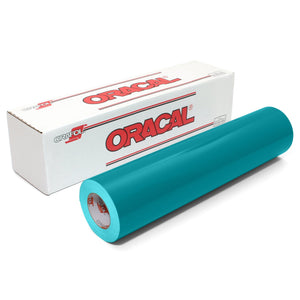 Oracal 651 Glossy 24" x 150 ft Vinyl Rolls - 61 Colors Oracal Vinyl Oracal Turquoise Blue 