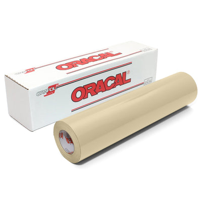 Oracal 651 Glossy Vinyl 24" x 150 FT Roll - Beige Oracal Vinyl Oracal 