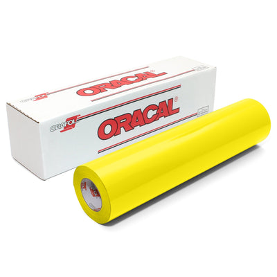 Oracal 651 Glossy Vinyl 24" x 150 FT Roll - Brimstone Yellow Oracal Vinyl Oracal 