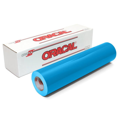 Oracal 651 Glossy Vinyl 24" x 150 FT Roll - Light Blue - Swing Design1