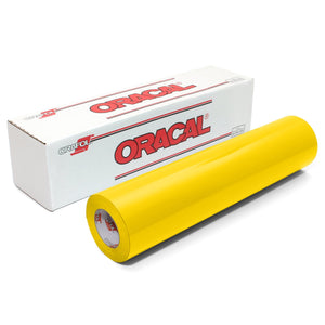 Oracal 651 Glossy Vinyl 24" x 150 FT Roll - Light Yellow Oracal Vinyl Oracal 