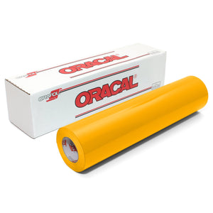 Oracal 651 Glossy Vinyl 24" x 150 FT Roll - Medium Yellow Oracal Vinyl Oracal 