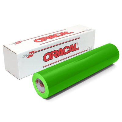 Oracal 651 Glossy Vinyl 12" Wide Rolls - Yellow Green12" x 6 ft - Swing Design1