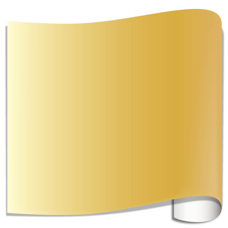 Oracal 651 Glossy Vinyl Sheets 12" x 12" - 10 Pack Oracal Vinyl Oracal Metallic Gold 