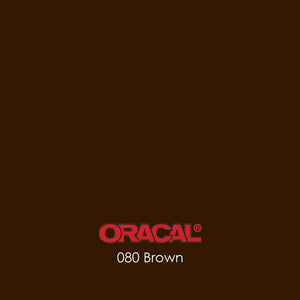 Oracal 651 Glossy Vinyl Sheets - Brown - Swing Design