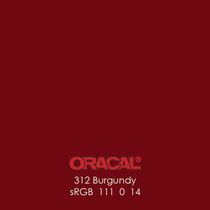 Oracal 651 Glossy Vinyl Sheets - Burgundy - Swing Design
