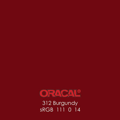 Oracal 651 Glossy Vinyl Sheets - Burgundy1 Sheet - 12" x 12" - Swing Design3