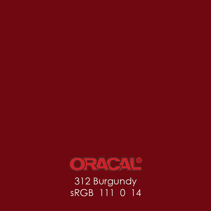 Oracal 651 Glossy Vinyl Sheets - Burgundy1 Sheet - 12" x 12" - Swing Design3