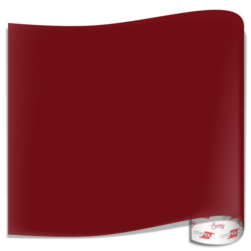 Oracal 651 Glossy Vinyl Sheets - Burgundy1 Sheet - 12" x 12" - Swing Design2
