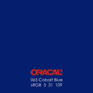 Oracal 651 Glossy Vinyl Sheets - Cobalt Blue - Swing Design