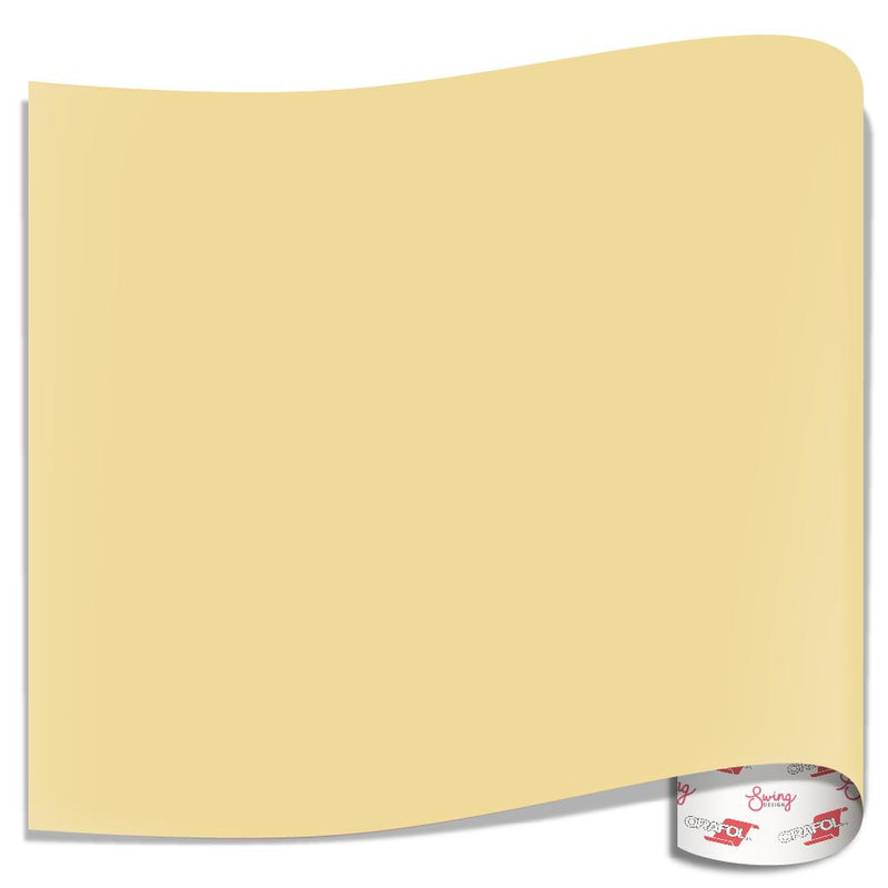 Oracal 651 Glossy Vinyl Sheets - Cream - Swing Design