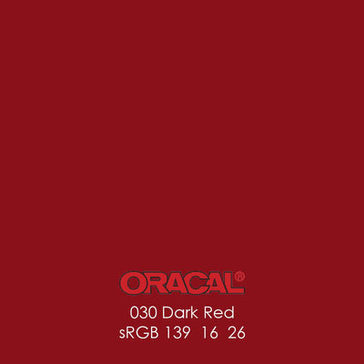 Oracal 651 Glossy Vinyl Sheets - Dark Red - Swing Design