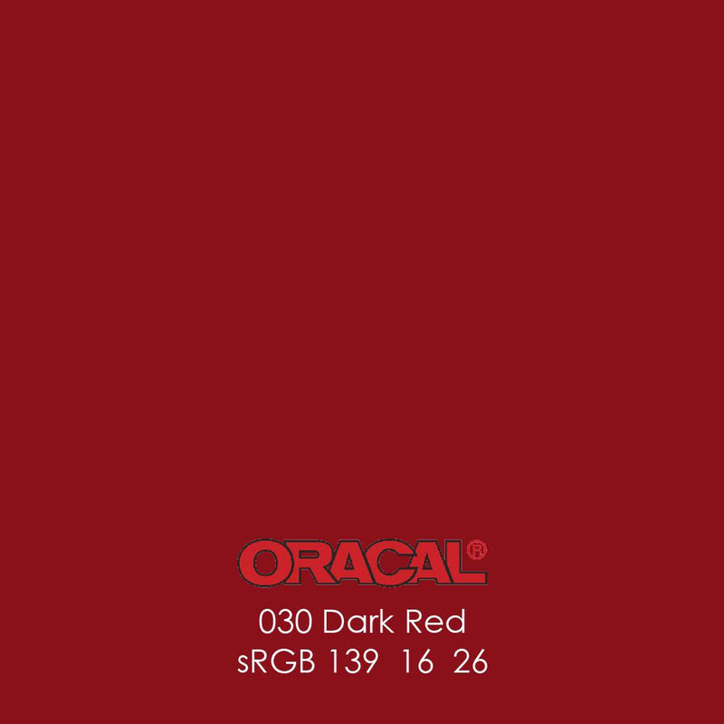 Oracal 651 Glossy Vinyl Sheets - Dark Red - Swing Design