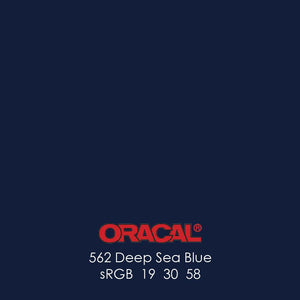 Oracal 651 Glossy Vinyl Sheets - Deep Sea Blue - Swing Design