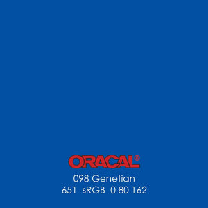 Oracal 651 Glossy Vinyl Sheets - Gentian - Swing Design