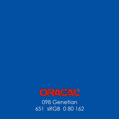 Oracal 651 Glossy Vinyl Sheets - Gentian1 Sheet - 12" x 12" - Swing Design3