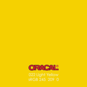 Oracal 651 Glossy Vinyl Sheets - Light Yellow - Swing Design