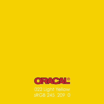 Oracal 651 Glossy Vinyl Sheets - Light Yellow - Swing Design