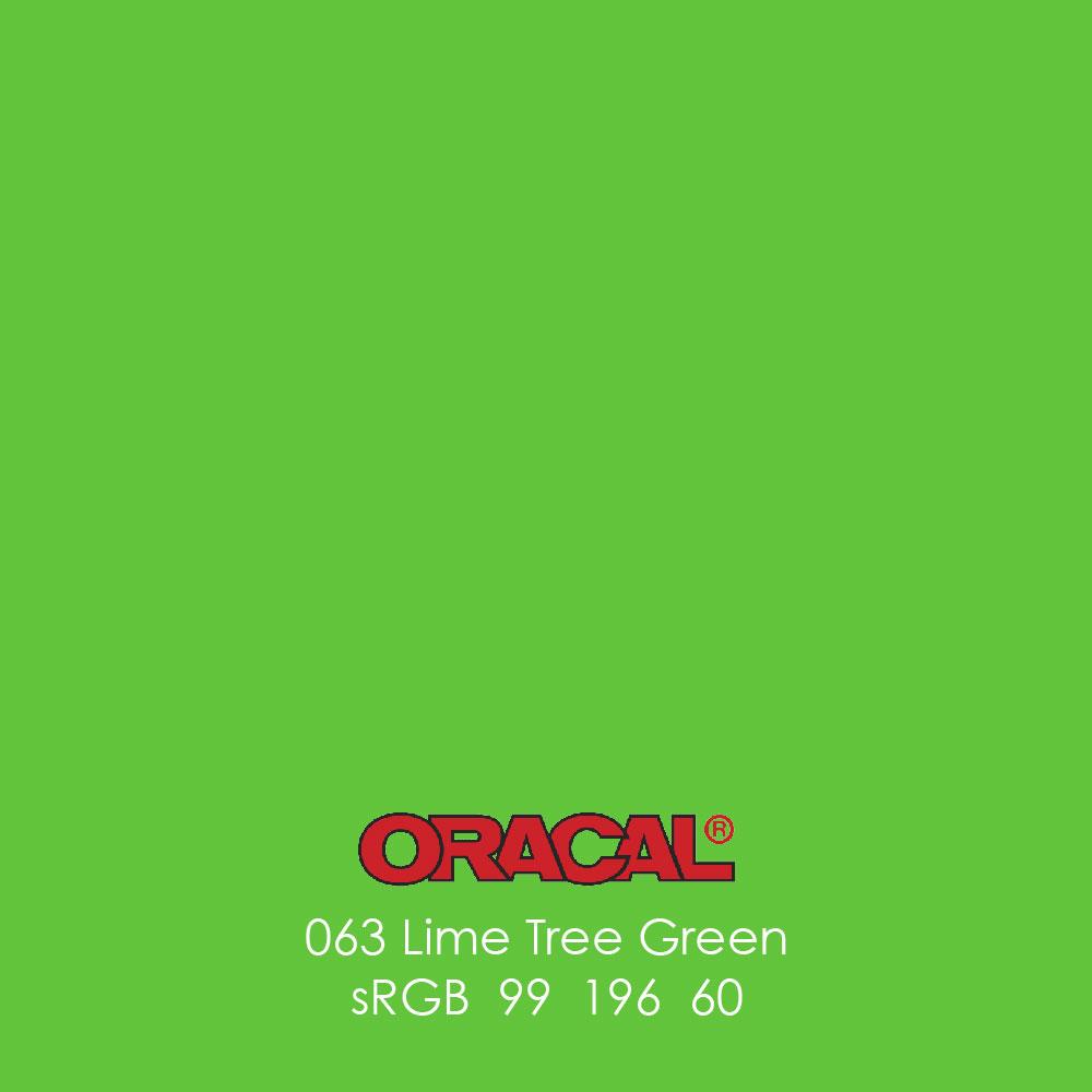 12 x 10 ft Roll of Glossy Oracal 651 Lime Tree Green Adhesive-Backed Vinyl  for Craft Cutters, Punches and Vinyl Sign Cutters by VinylXSticker