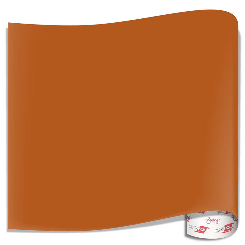 Oracal 651 Glossy Vinyl Sheets - Nut Brown - Swing Design