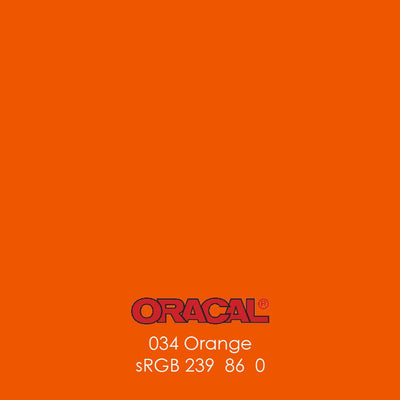 Oracal 651 Glossy Vinyl Sheets - Orange1 Sheet - 12" x 12" - Swing Design3