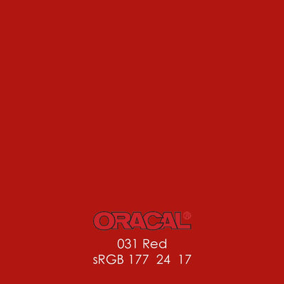 Oracal 651 Glossy Vinyl Sheets - Red - Swing Design