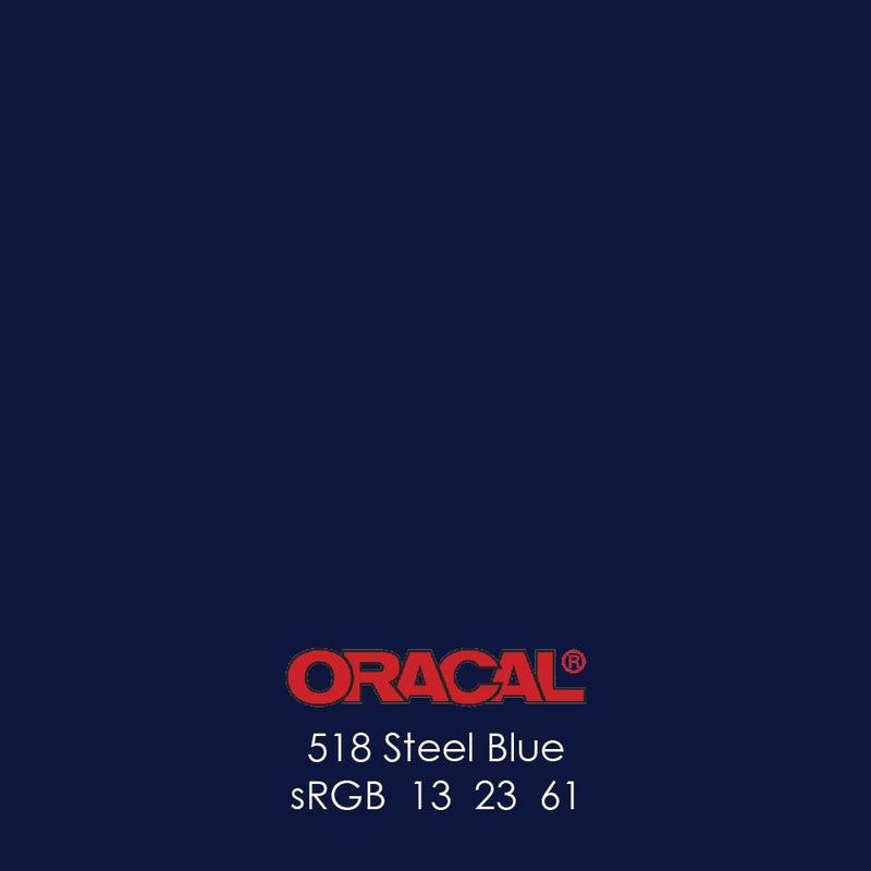 Oracal 651 Glossy Vinyl Sheets - Steel Blue - Swing Design