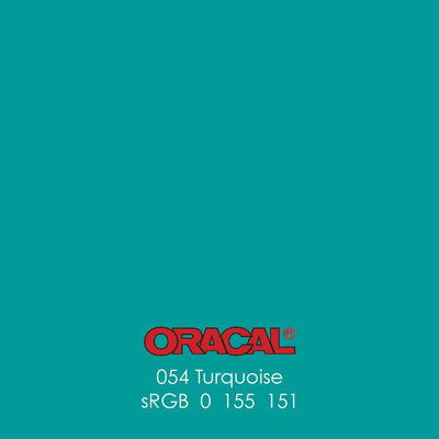Oracal 651 Glossy Vinyl Sheets - Turquoise - Swing Design