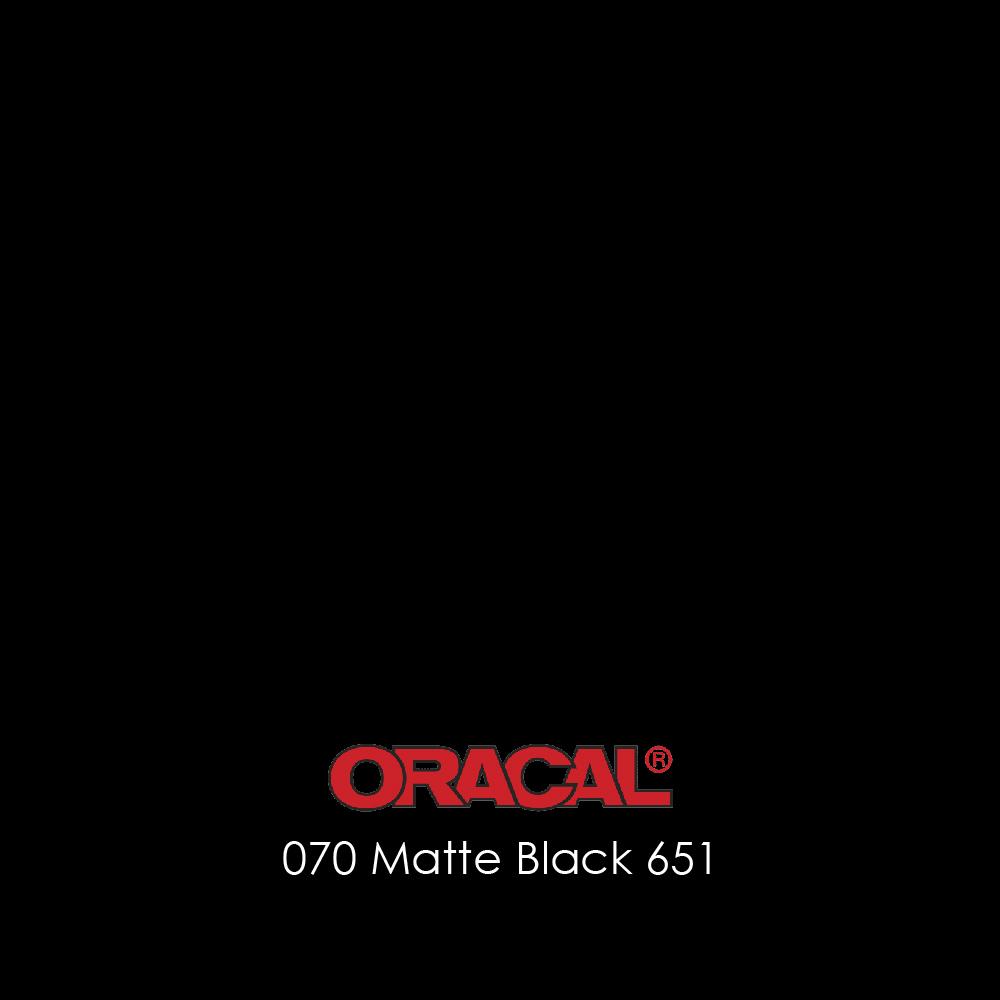 Oracal 651 Matte Permanent Vinyl Sheets - Black | Swing Design