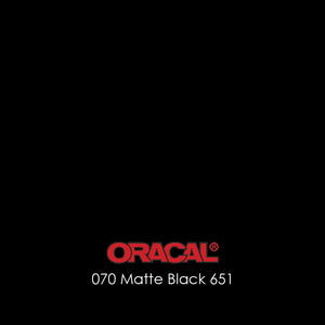 Oracal 651 Matte Vinyl Sheets - Matte Black - Swing Design