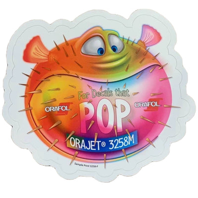 Orajet 3258 Semi Rigid 6 mil Printable Matte Adhesive Vinyl - 60" x 100 FT Vinyl Oracal 