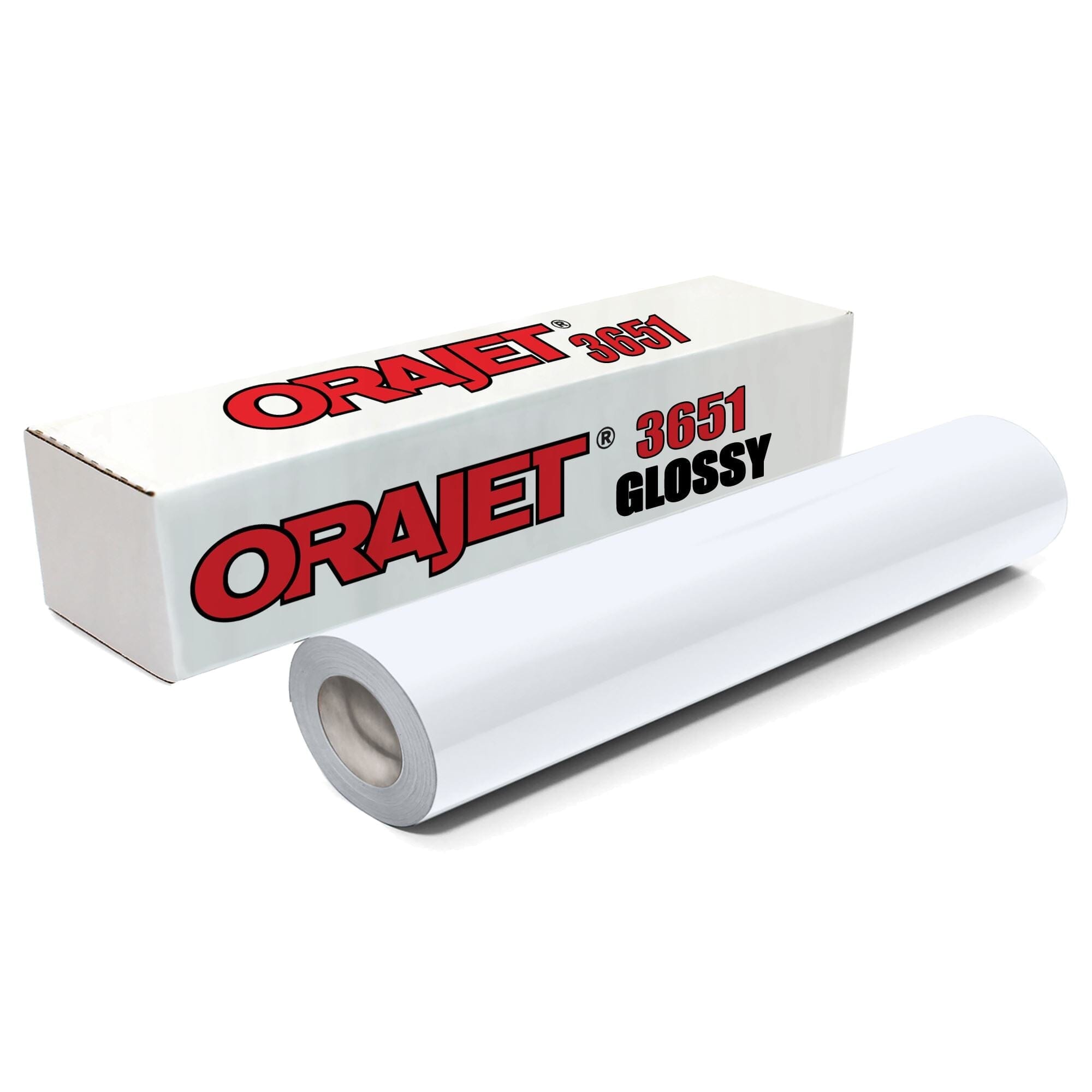 Oracal ORAJET 3258 Semi Rigid 6 Mil Printable Glossy Adhesive Vinyl - 30 x 100 ft