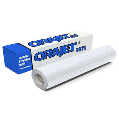 Orajet 3675 Printable Perforated Window Vinyl - 54" x 30 FT Vinyl Oracal 