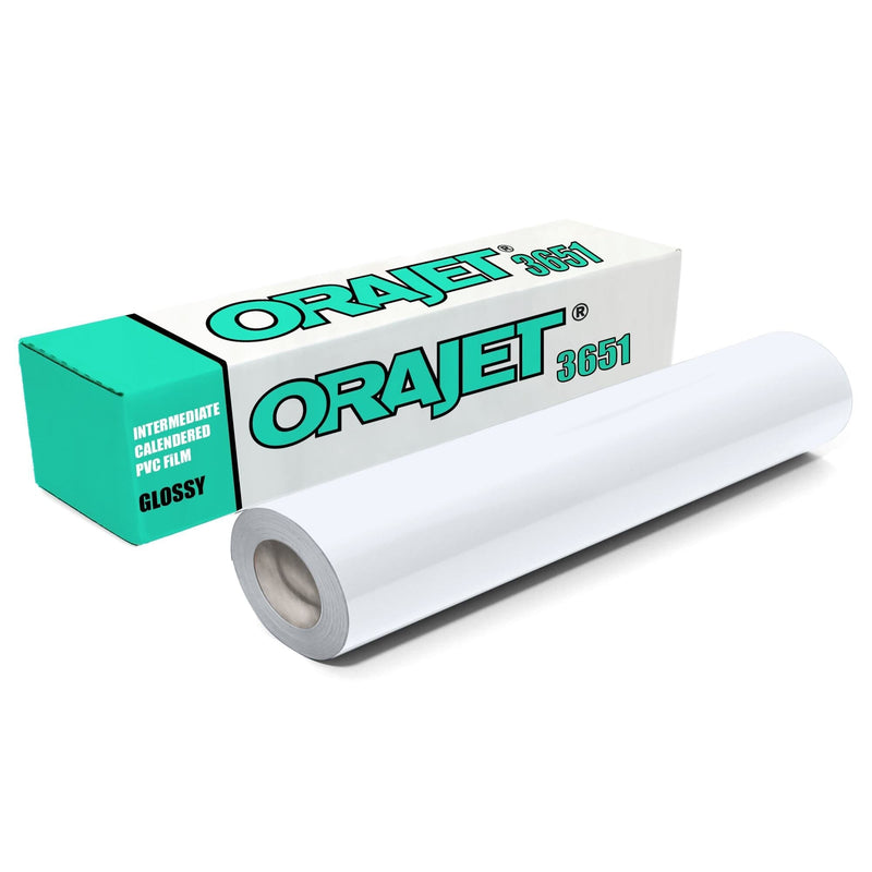 Orajet Printable Matte Adhesive Vinyl Bundle - 20" x 30 FT Vinyl Oracal 