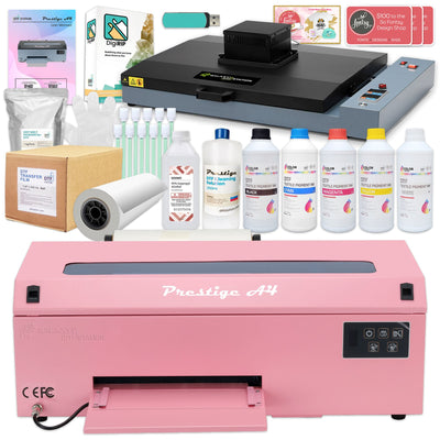 Prestige Direct To Film (DTF) A4 Printer w/ Oven, Filter, Inks, Supplies DTF Bundles Prestige 