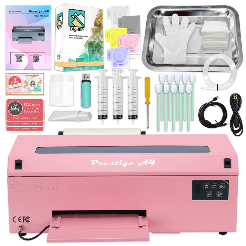 Prestige Direct To Film (DTF) A4 Printer w/ Oven, Filter, Inks, Supplies DTF Bundles Prestige 