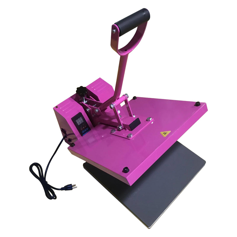 REFURBISHED Swing Design 15" x 15" Craft Heat Press - Pink Heat Press Swing Design 