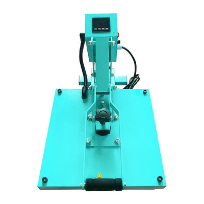 REFURBISHED Swing Design 15" x 15" PRO Slide Out Heat Press - Turquoise Heat Press Swing Design 