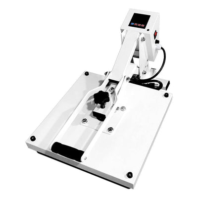 REFURBISHED Swing Design 15" x 15" PRO Slide Out Heat Press - White Heat Press Swing Design 