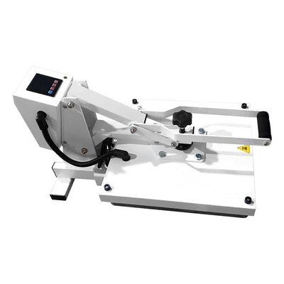 REFURBISHED Swing Design 15" x 15" PRO Slide Out Heat Press - White Heat Press Swing Design 