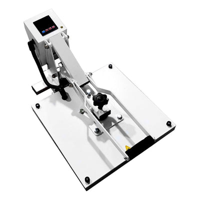 REFURBISHED Swing Design 15" x 15" PRO Slide Out Heat Press - White Heat Press Swing Design 