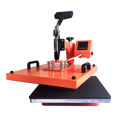 REFURBISHED Swing Design 15" x 15" Swing Away 8-in-1 Heat Press - Coral Heat Press Swing Design 