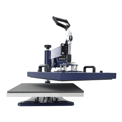 REFURBISHED Swing Design 15" x 15" Swing Away 8-in-1 Heat Press - Navy Heat Press Swing Design 