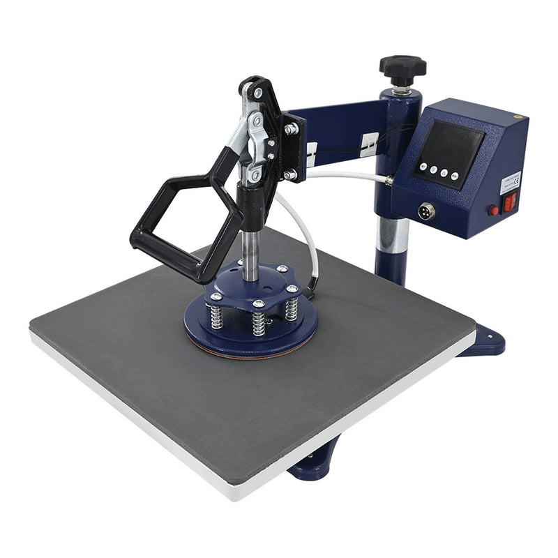 REFURBISHED Swing Design 15" x 15" Swing Away 8-in-1 Heat Press - Navy Heat Press Swing Design 