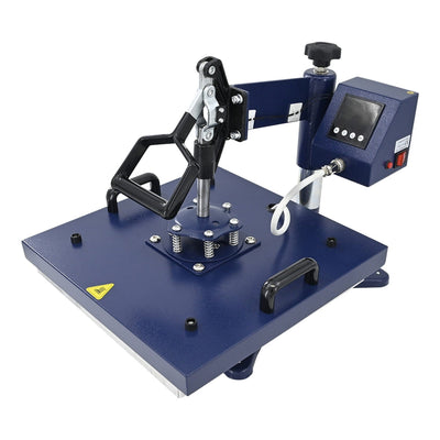 REFURBISHED Swing Design 15" x 15" Swing Away 8-in-1 Heat Press - Navy Heat Press Swing Design 
