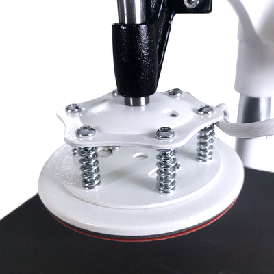 REFURBISHED Swing Design 15" x 15" Swing Away 8-in-1 Heat Press - White Heat Press Swing Design 