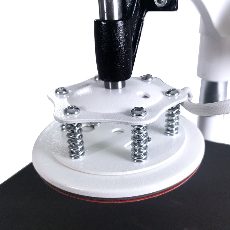 REFURBISHED Swing Design 15" x 15" Swing Away 8-in-1 Heat Press - White Heat Press Swing Design 