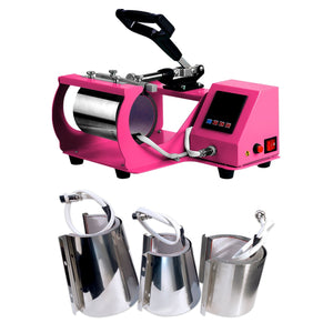 REFURBISHED Swing Design 4-in-1 Mug, Cup, & Bottle Heat Press - Pink Heat Press Swing Design 