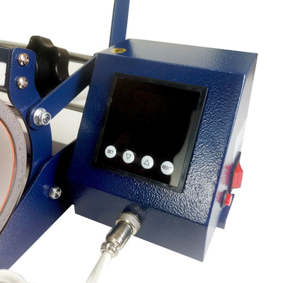 REFURBISHED Swing Design 7-in-1 Tumbler Press 20oz/30oz - Navy Heat Press Swing Design 