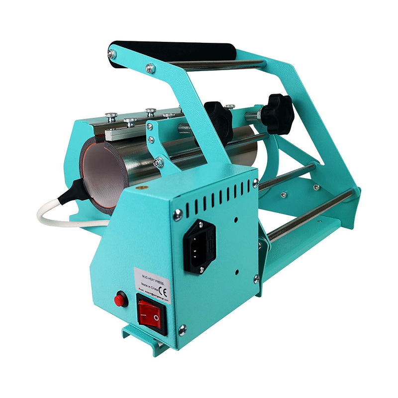 REFURBISHED Swing Design 7-in-1 Tumbler Press 20oz/30oz - Turquoise Heat Press Swing Design 